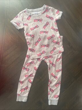 Old Navy Firetruck Pajama Set